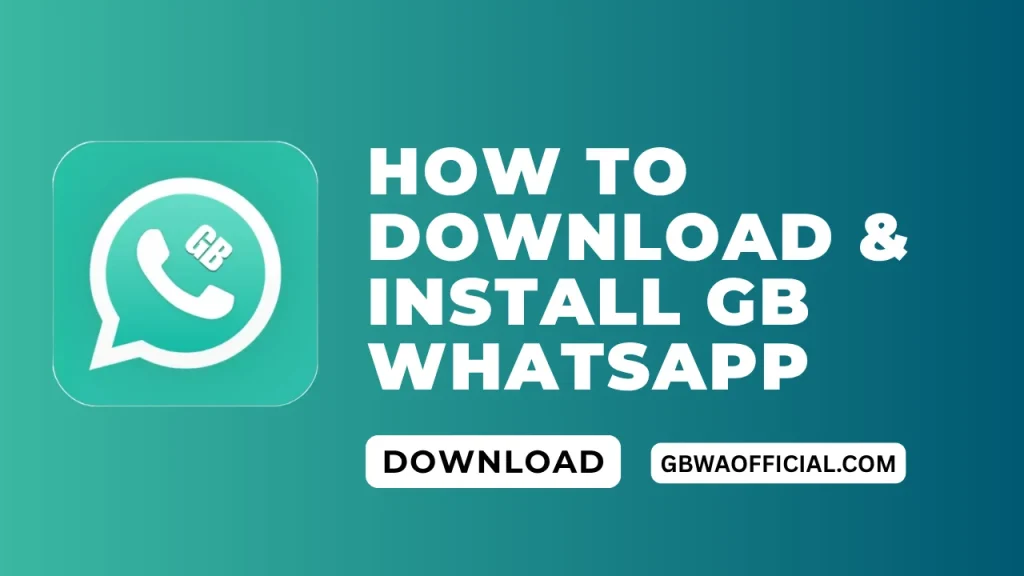 how to download & install gb whatsapp